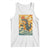 Catzilla Tank Top Kawaii Cat Monster Japanese Sun Wave Art TS12 White Print Your Wear