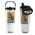 Catzilla Flip Straw Tumbler Kawaii Cat Monster Japanese Sun Wave Art TS12 One Size: 30 oz White Print Your Wear