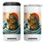Catzilla 4 in 1 Can Cooler Tumbler Cute Cat Eating Ramen Japanese Sun Wave Art TS12 One Size: 16 oz White Print Your Wear