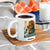 Catzilla Coffee Mug Cute Cat Eating Ramen Japanese Sun Wave Art TS12 Print Your Wear