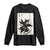 Samurai Cat Long Sleeve Shirt Japanese Sumie Cat Warrior Art TS12 Black Print Your Wear