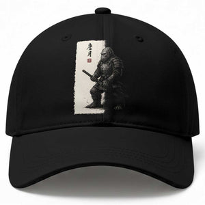 Samurai Bigfoot Baseball Cap Japanese Vintage Graphic Sumie Warrior Art TS12 Print Your Wear