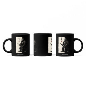 Samurai Bigfoot Coffee Mug Japanese Vintage Graphic Sumie Warrior Art TS12 Print Your Wear
