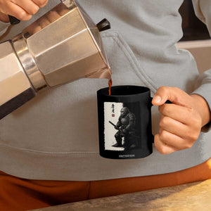 Samurai Bigfoot Coffee Mug Japanese Vintage Graphic Sumie Warrior Art TS12 Print Your Wear