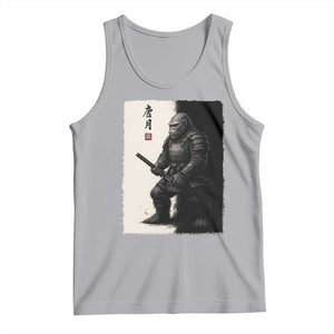 Samurai Bigfoot Tank Top Japanese Vintage Graphic Sumie Warrior Art TS12 Athletic Heather Print Your Wear
