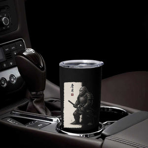 Samurai Bigfoot Tumbler Cup Japanese Vintage Graphic Sumie Warrior Art TS12 Print Your Wear