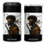 Afro American Samurai 4 in 1 Can Cooler Tumbler Japanese Vintage Graphic Sumie Katana TS12 One Size: 16 oz Black Print Your Wear