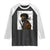 Afro American Samurai Raglan Shirt Japanese Vintage Graphic Sumie Katana TS12 Black White Print Your Wear