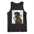 Afro American Samurai Tank Top Japanese Vintage Graphic Sumie Katana TS12 Black Print Your Wear