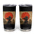Japanese Samurai Tumbler Cup Warrior With Katana Vintage Ukiyoe Style TS12 Black Print Your Wear