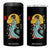 Horror Samurai Geisha Skull 4 in 1 Can Cooler Tumbler Japanese Kimono And Katana TS12 One Size: 16 oz Black Print Your Wear