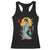 Horror Samurai Geisha Skull Racerback Tank Top Japanese Kimono And Katana TS12 Black Print Your Wear