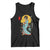 Horror Samurai Geisha Skull Tank Top Japanese Kimono And Katana TS12 Black Print Your Wear
