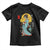 Horror Samurai Geisha Skull Toddler T Shirt Japanese Kimono And Katana TS12 Black Print Your Wear