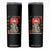 Gothic Japanese Geisha Skeleton Skinny Tumbler Wearing Kimono TS12 Black Print Your Wear