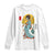 Gothic Samurai Geisha Skeleton Long Sleeve Shirt Japanese Kimono And Katana TS12 White Print Your Wear