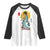 Gothic Samurai Geisha Skeleton Raglan Shirt Japanese Kimono And Katana TS12 White Black Print Your Wear