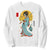 Gothic Samurai Geisha Skeleton Sweatshirt Japanese Kimono And Katana TS12 White Print Your Wear