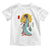 Gothic Samurai Geisha Skeleton Toddler T Shirt Japanese Kimono And Katana TS12 White Print Your Wear