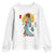 Gothic Samurai Geisha Skeleton Youth Sweatshirt Japanese Kimono And Katana TS12 White Print Your Wear