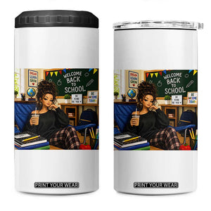 Funny Back To School Doll Face Meme 4 in 1 Can Cooler Tumbler Coffee Teacher Gift TS12 One Size: 16 oz White Print Your Wear