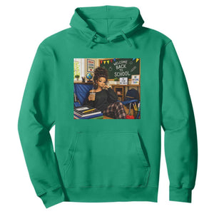 Funny Back To School Doll Face Meme Hoodie Coffee Teacher Gift TS12 Irish Green Print Your Wear