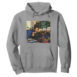 Funny Back To School Doll Face Meme Hoodie Coffee Teacher Gift TS12 Sport Gray Print Your Wear
