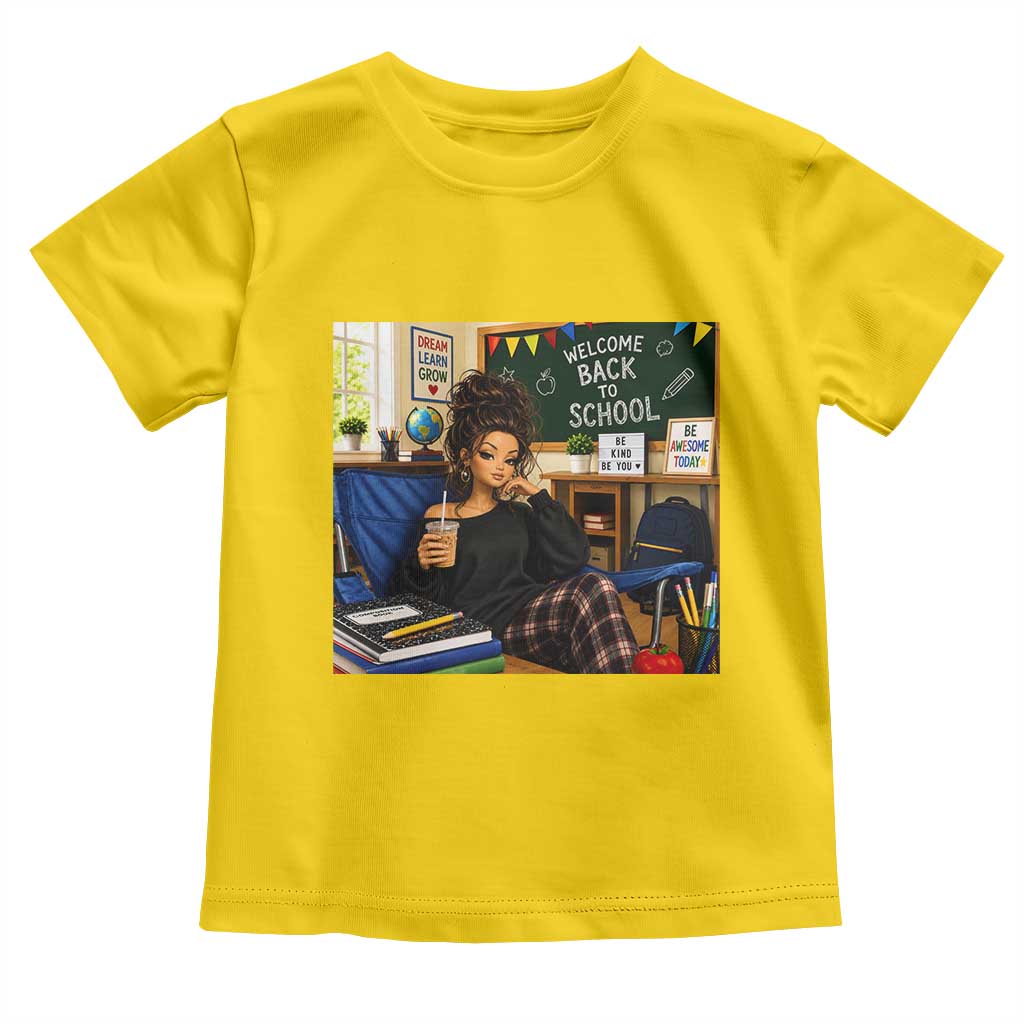 Funny Back To School Doll Face Meme Toddler T Shirt Coffee Teacher Gift TS12 Daisy Print Your Wear