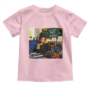 Funny Back To School Doll Face Meme Toddler T Shirt Coffee Teacher Gift TS12 Light Pink Print Your Wear