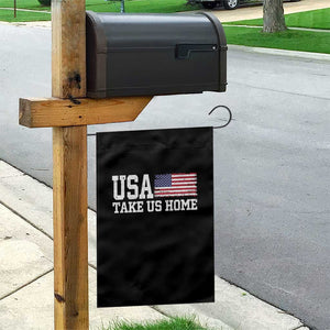 Patriotic USA Soccer Fan Garden Flag Take Us Home Game Day TS12 Print Your Wear