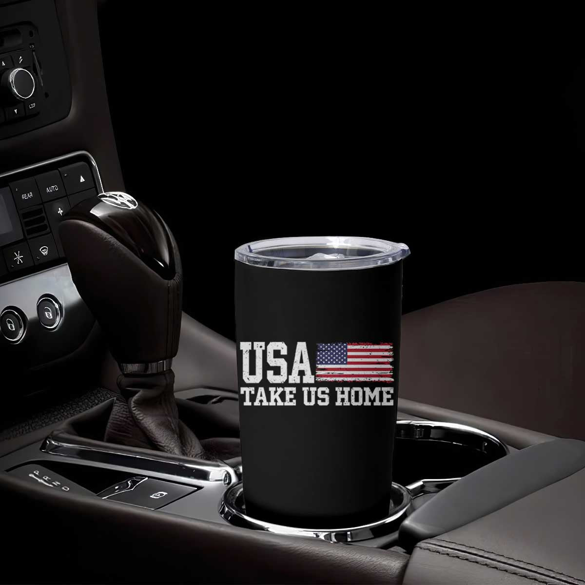 Patriotic USA Soccer Fan Tumbler Cup Take Us Home Game Day TS12 Print Your Wear