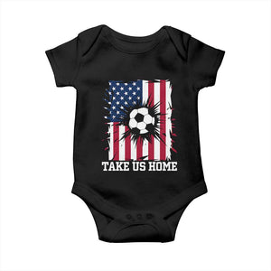 USA Soccer Game Day Baby Onesie Take Us Home TS12 Black Print Your Wear