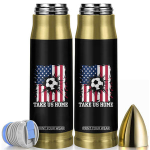 USA Soccer Game Day Bullet Tumbler Take Us Home TS12 Black Print Your Wear