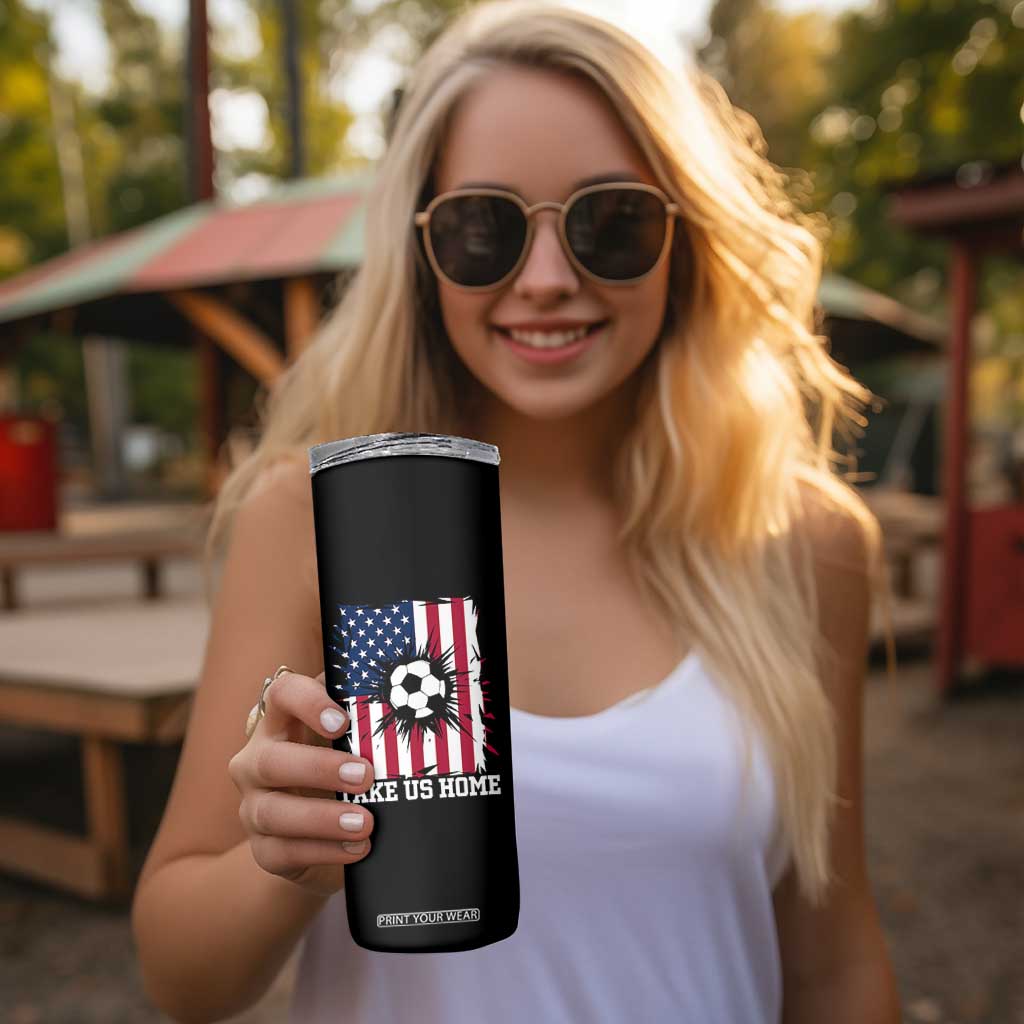 USA Soccer Game Day Skinny Tumbler Take Us Home TS12 Print Your Wear