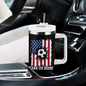 USA Soccer Game Day Tumbler With Handle Take Us Home TS12 Print Your Wear