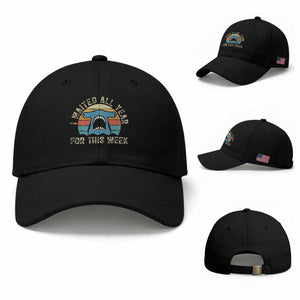 Hammerhead Shark Baseball Cap I Waited All Year For This Week Ocean Lover