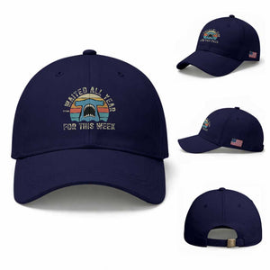 Hammerhead Shark Baseball Cap I Waited All Year For This Week Ocean Lover