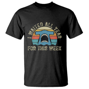 Hammerhead Shark T Shirt I Waited All Year For This Week Ocean Lover