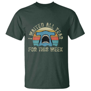 Hammerhead Shark T Shirt I Waited All Year For This Week Ocean Lover