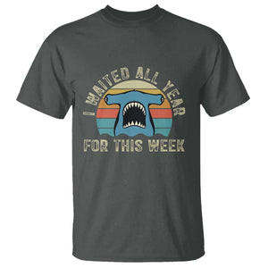 Hammerhead Shark T Shirt I Waited All Year For This Week Ocean Lover