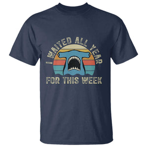 Hammerhead Shark T Shirt I Waited All Year For This Week Ocean Lover