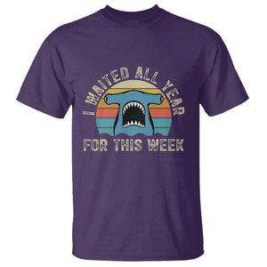 Hammerhead Shark T Shirt I Waited All Year For This Week Ocean Lover