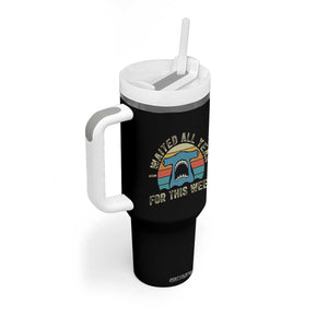 Hammerhead Shark Tumbler With Handle I Waited All Year For This Week Ocean Lover