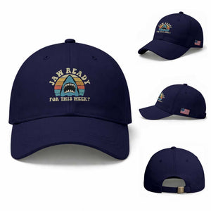 Jaw Ready For This Baseball Cap Vintage Shark Lover Ocean Wildlife