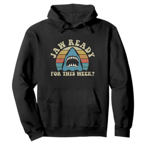 Jaw Ready For This Hoodie Vintage Shark Lover Ocean Wildlife