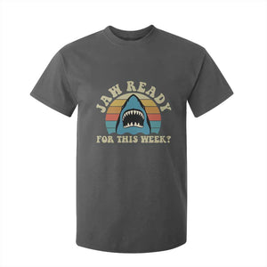 Jaw Ready For This T Shirt For Kid Vintage Shark Lover Ocean Wildlife