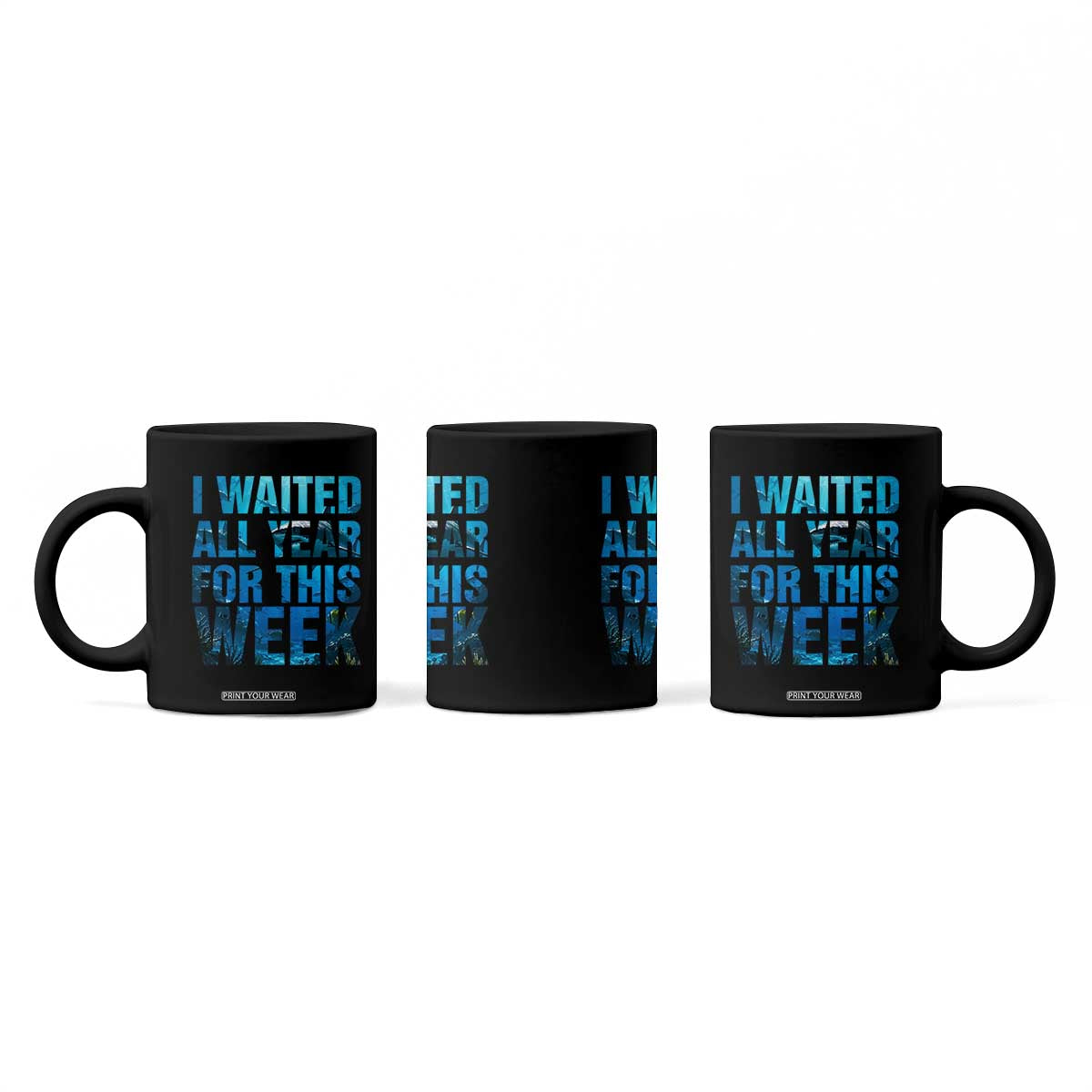 Shark Lover Week Gift Coffee Mug I Waited All Year For This Week