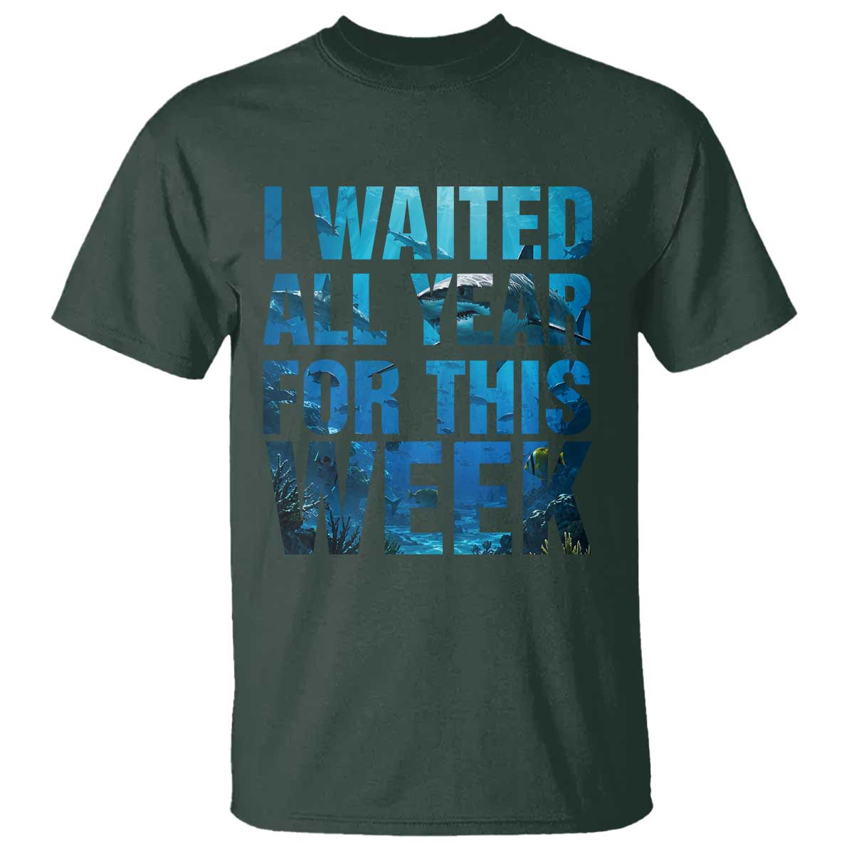 Shark Lover Week Gift T Shirt I Waited All Year For This Week