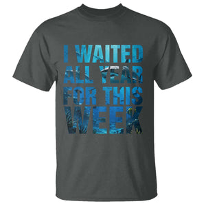 Shark Lover Week Gift T Shirt I Waited All Year For This Week