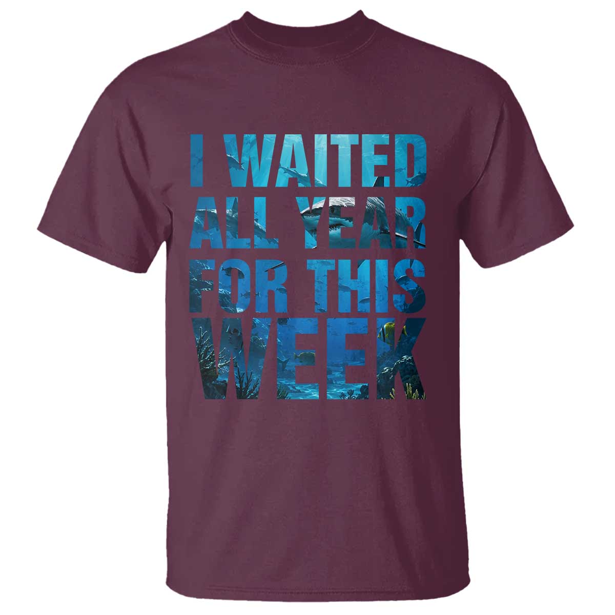 Shark Lover Week Gift T Shirt I Waited All Year For This Week
